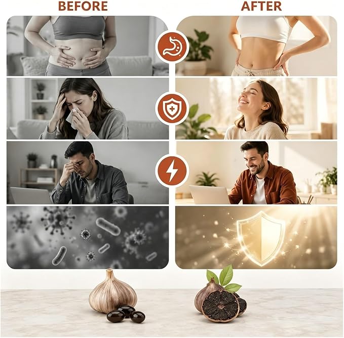 Fermented Black Garlic Extract – 300 Softgels