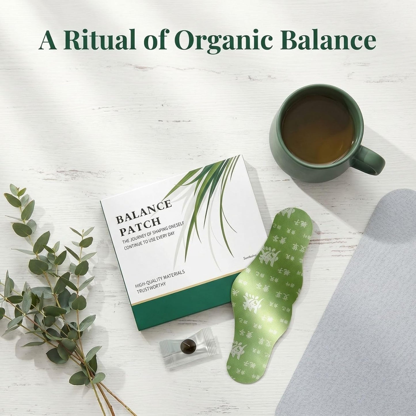 Balance Patch – Japanese Herbal Stomach Patch with Plant-Based Ingredients