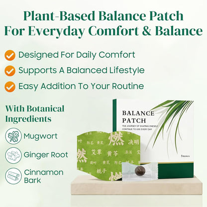 Balance Patch – Japanese Herbal Stomach Patch with Plant-Based Ingredients