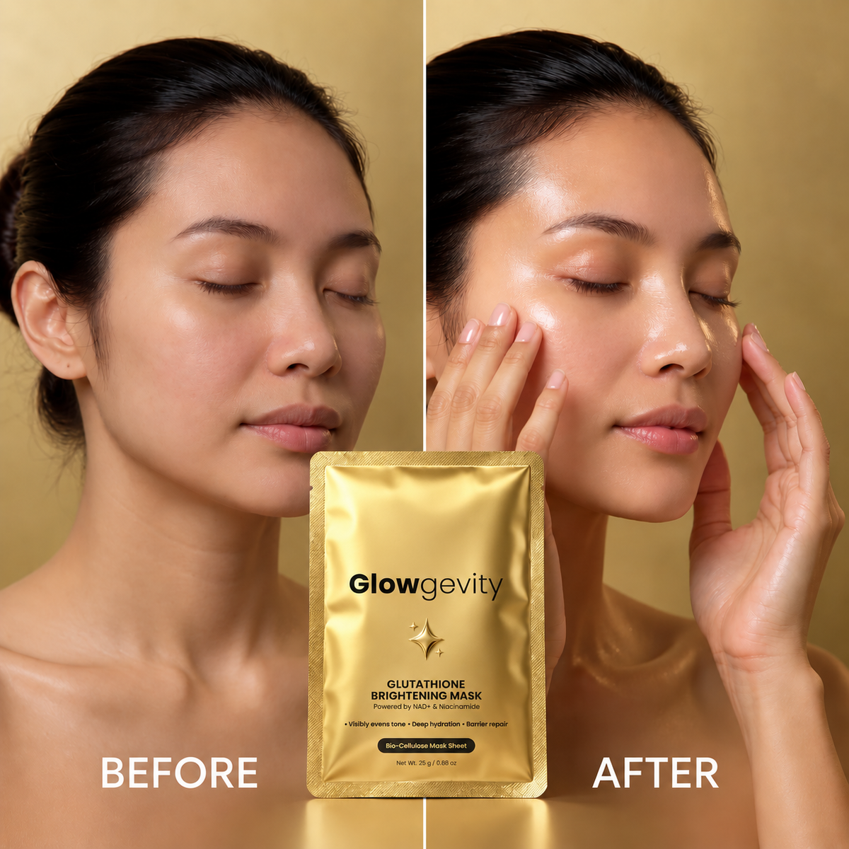 Glowgevity Glutathione Brightening Mask