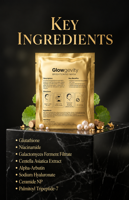 Glowgevity Glutathione Brightening Mask