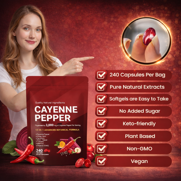 Daily Heat Wellness Softgels Plus